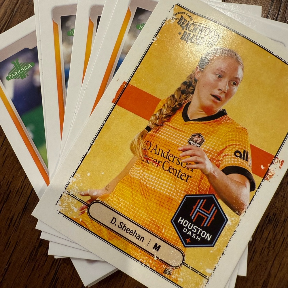 NWSL Houston Dash Soccer Trading Cards